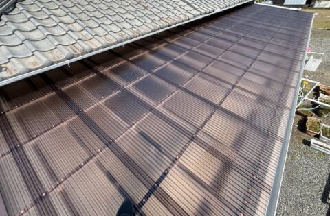 ⑤明り取り屋根工事後