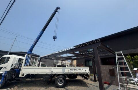 ①屋根施工前