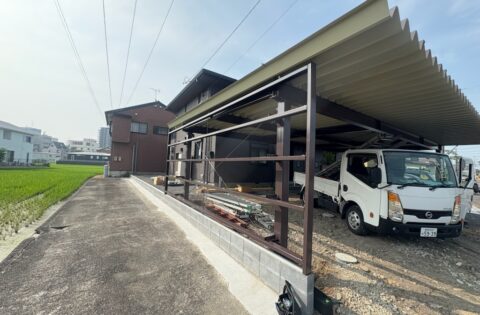 ⑥外壁施工前
