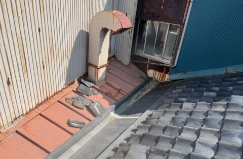 ①屋根工事前