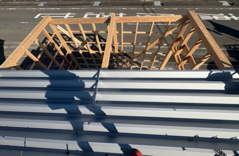 ②屋根工事前