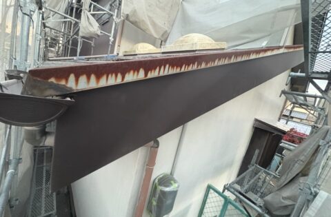 ④破風板板金包み