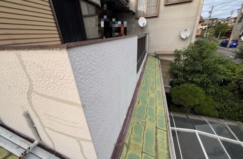 ⑧板金笠木施工前