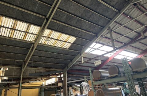 ③工場内からの被害状況の確認