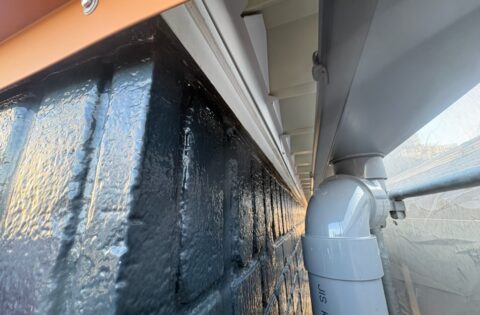 ⑪雨樋取り付け後