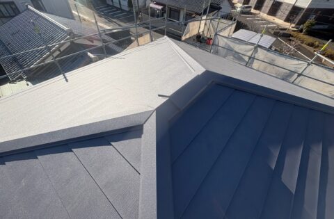 ⑧棟包み施工後