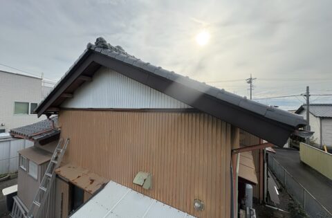 ⑨破風板修理後