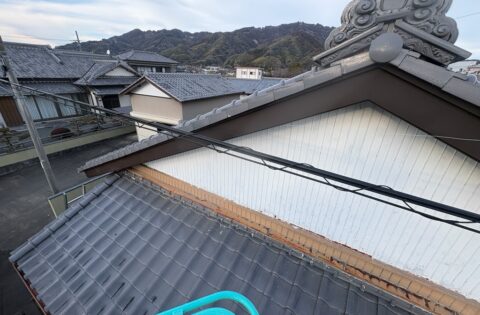 ⑦破風板修理後