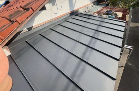 ⑧玄関口屋根修理後