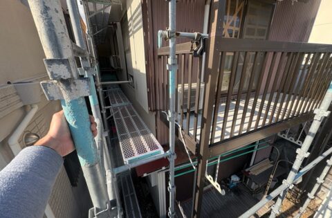 ⑪追加面施工前