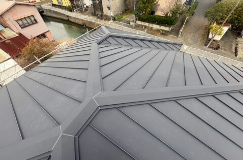 ⑥棟包み施工後