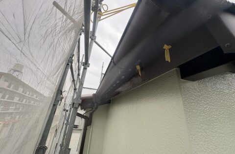 ④軒樋架け替え後