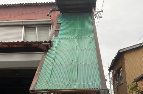 ⑦明り取り屋根修理前