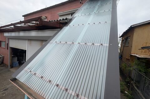 ⑨明り取り屋根修理後