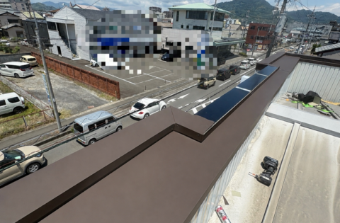 ⑤笠木修理中
