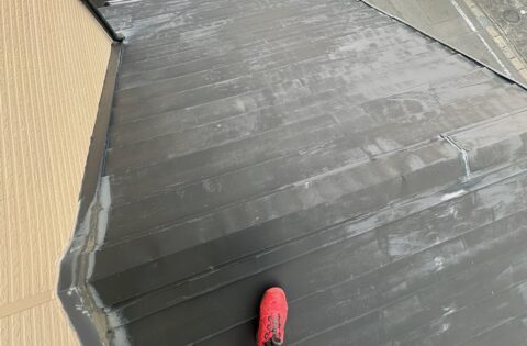 ①排樋の飛散を確認