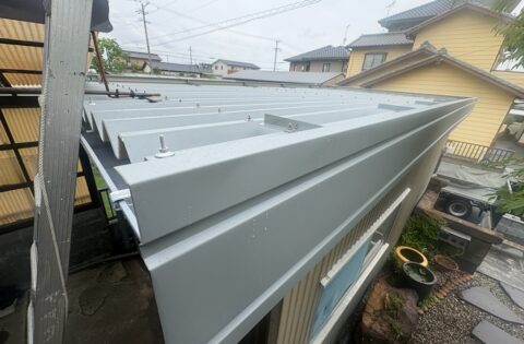⑧屋根工事完了後