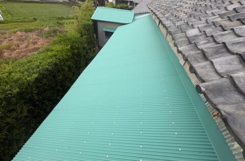 ⑤屋根カバールーフ後