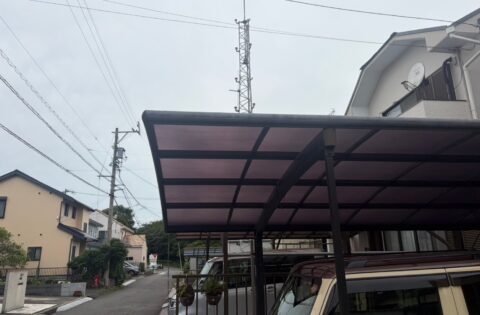 ③カーポート屋根修理後