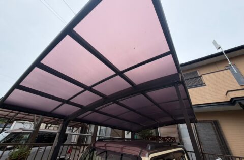 ②カーポート屋根修理後