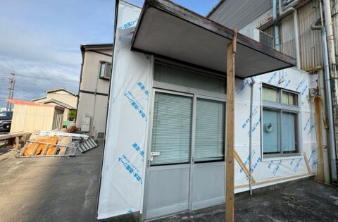 ⑩既存庇修理前
