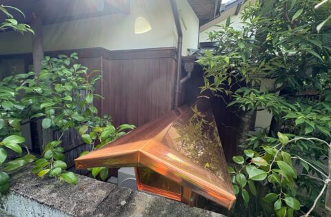 ④笠木工事完了後