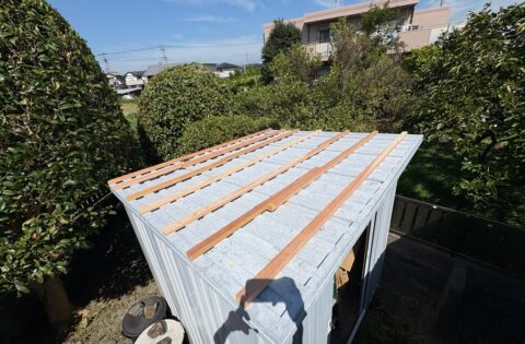 ③木下地取り付け後