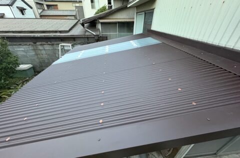 ⑨庇屋根工事後