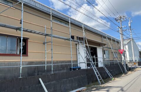 ④下地取り付け